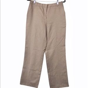 SAG HARBOR Womens Size‎ 6 Tan Dress Pants Ladies Slacks w/Pockets Mid-Rise